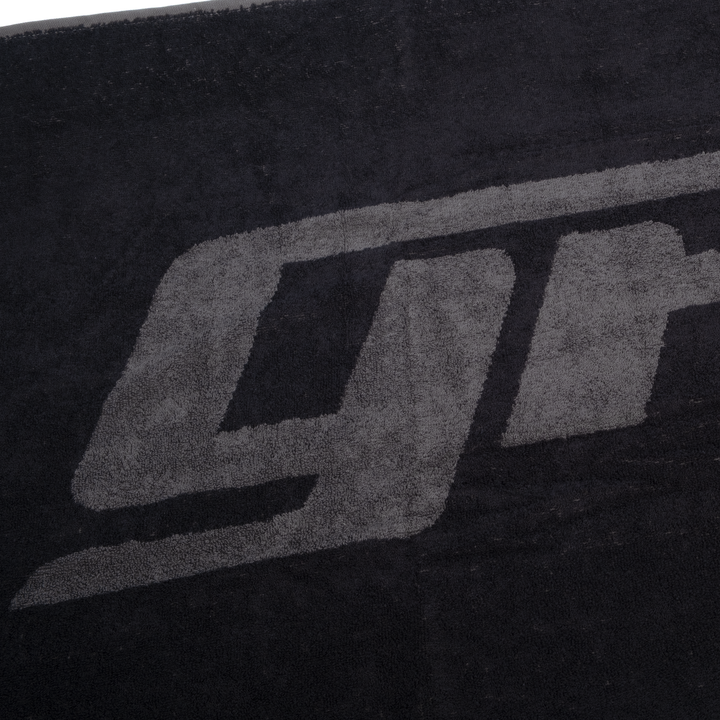 Gasp Towel, Black/Grey