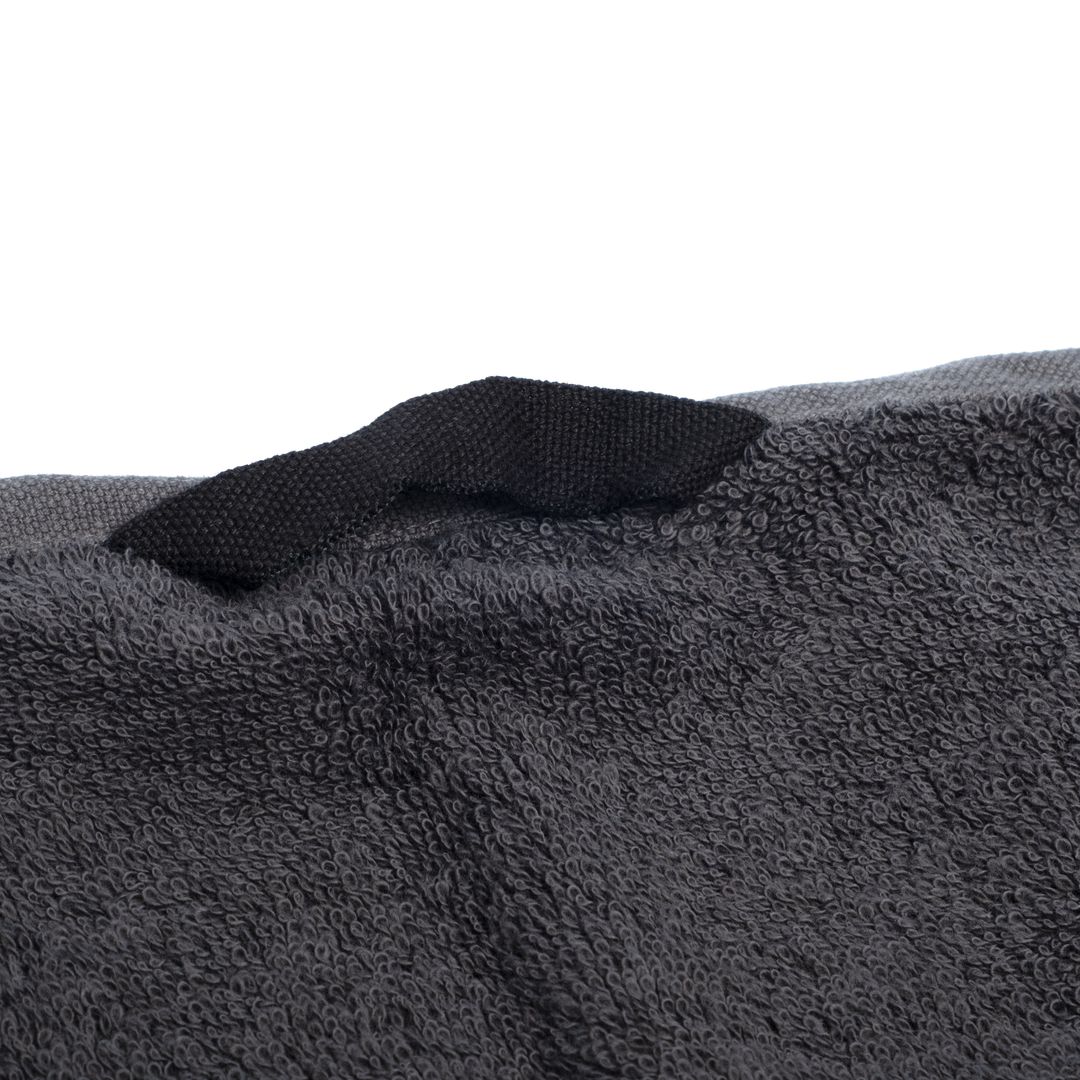 Gasp Towel, Black/Grey