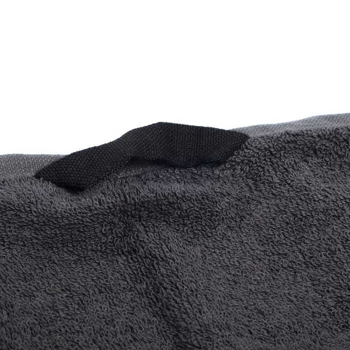 Gasp Towel, Black/Grey