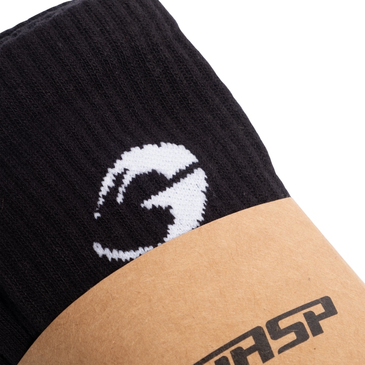 Gasp crew socks 3-p, Black - MUSL BUDDIES