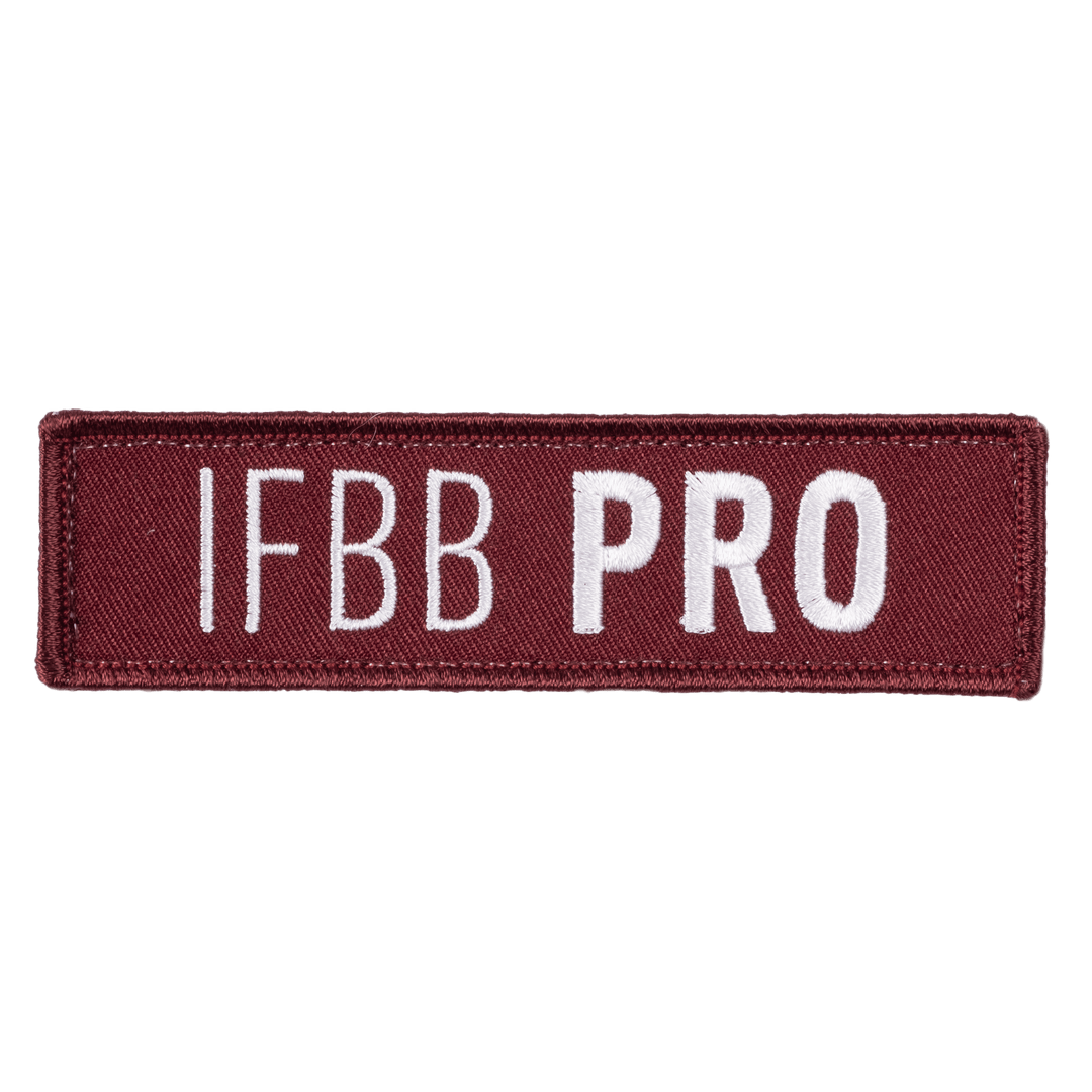 Embroidered Patch 11x3, IFBB PRO