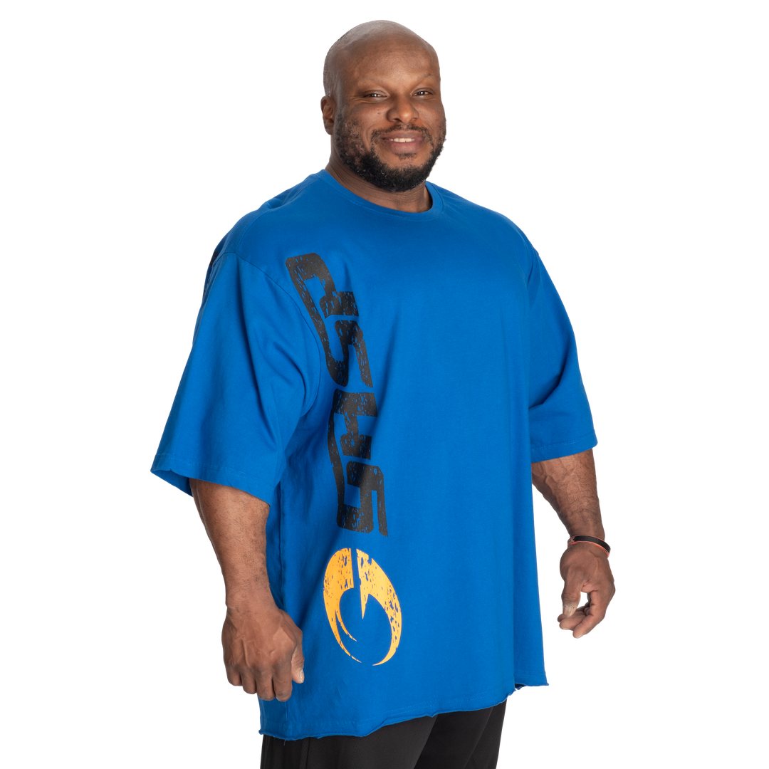GASP Iron Tee, Cobalt Blue