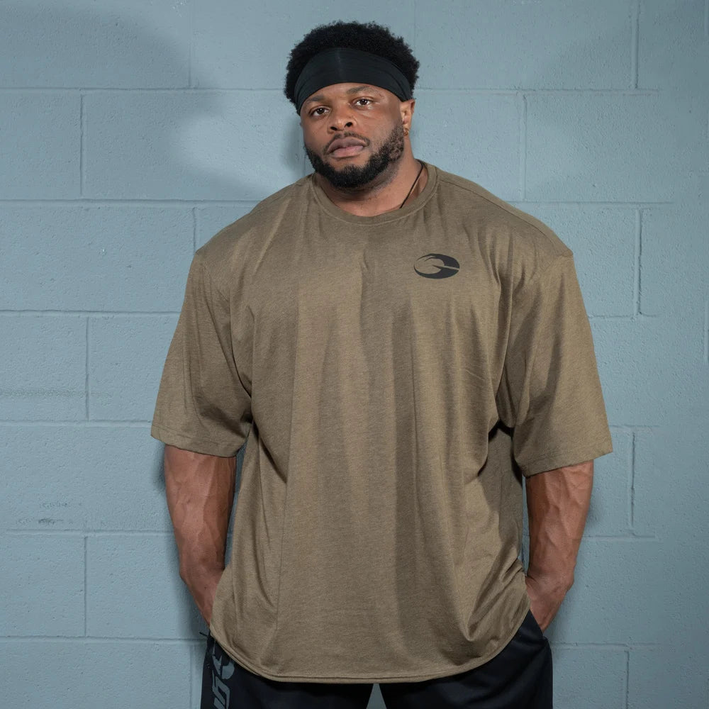 Division Iron Tee, Army Green Melange