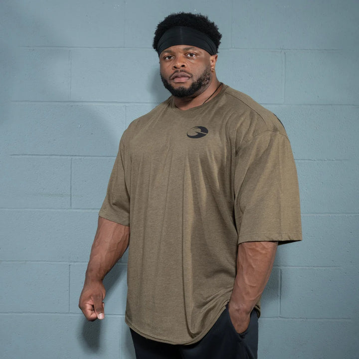 Division Iron Tee, Army Green Melange