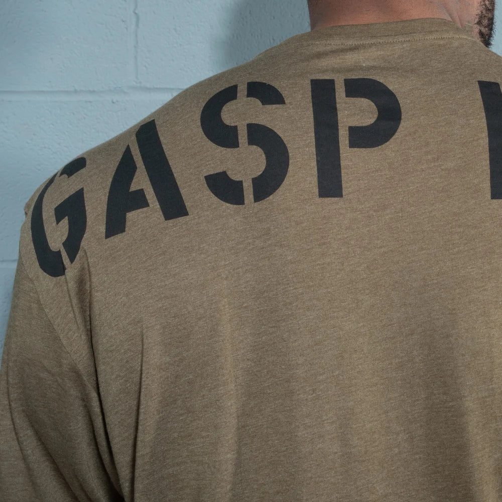 Division Iron Tee, Army Green Melange