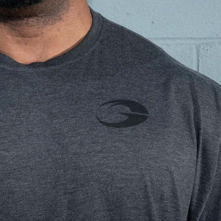 Division Iron Tee, Dark Grey Melange