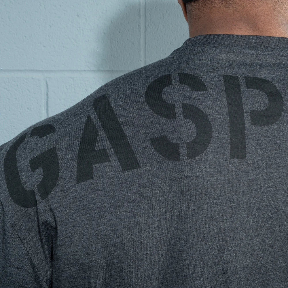 Division Iron Tee, Dark Grey Melange