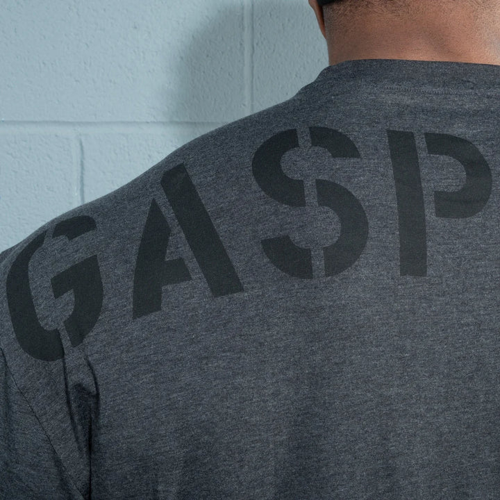 Division Iron Tee, Dark Grey Melange