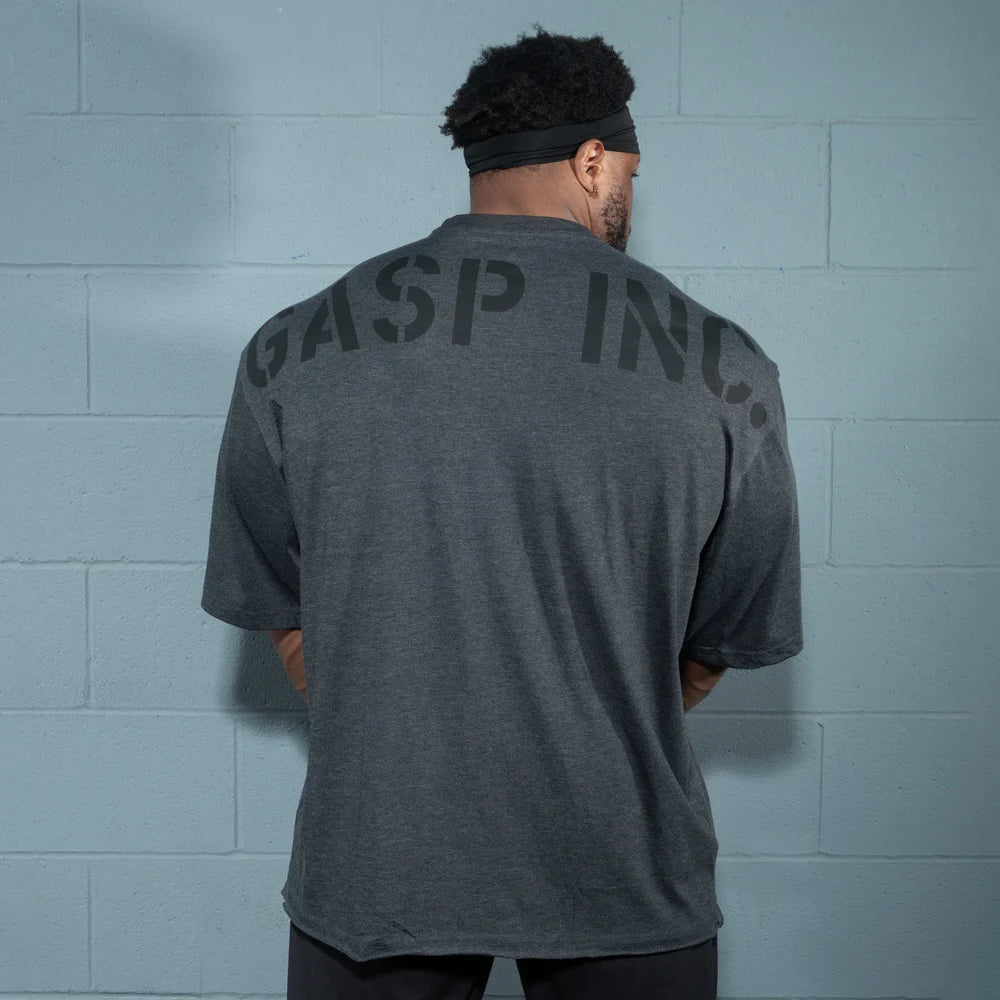 Division Iron Tee, Dark Grey Melange