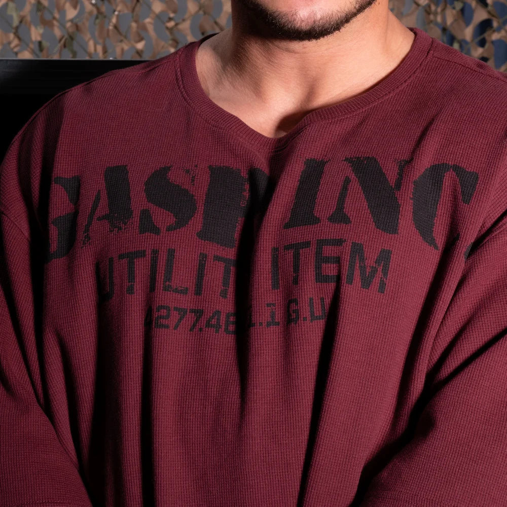 Iron Thermal Tee, Maroon