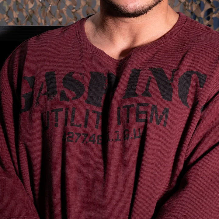 Iron Thermal Tee, Maroon