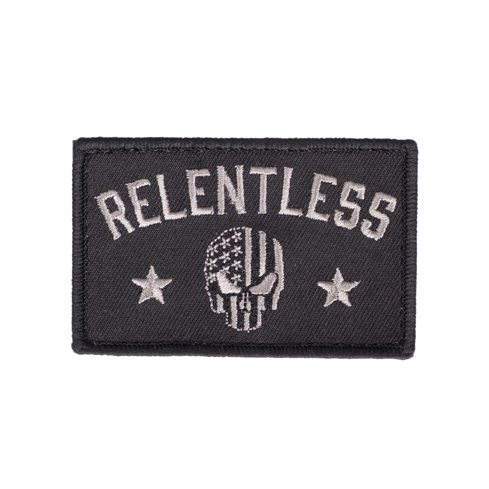 Embroidered Patch 8x5, Relentless