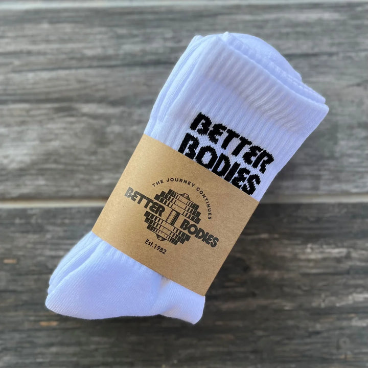 Better Bodies Crew Socks 3-pack, White