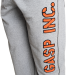 Division sweatpant, Light grey melange/flame
