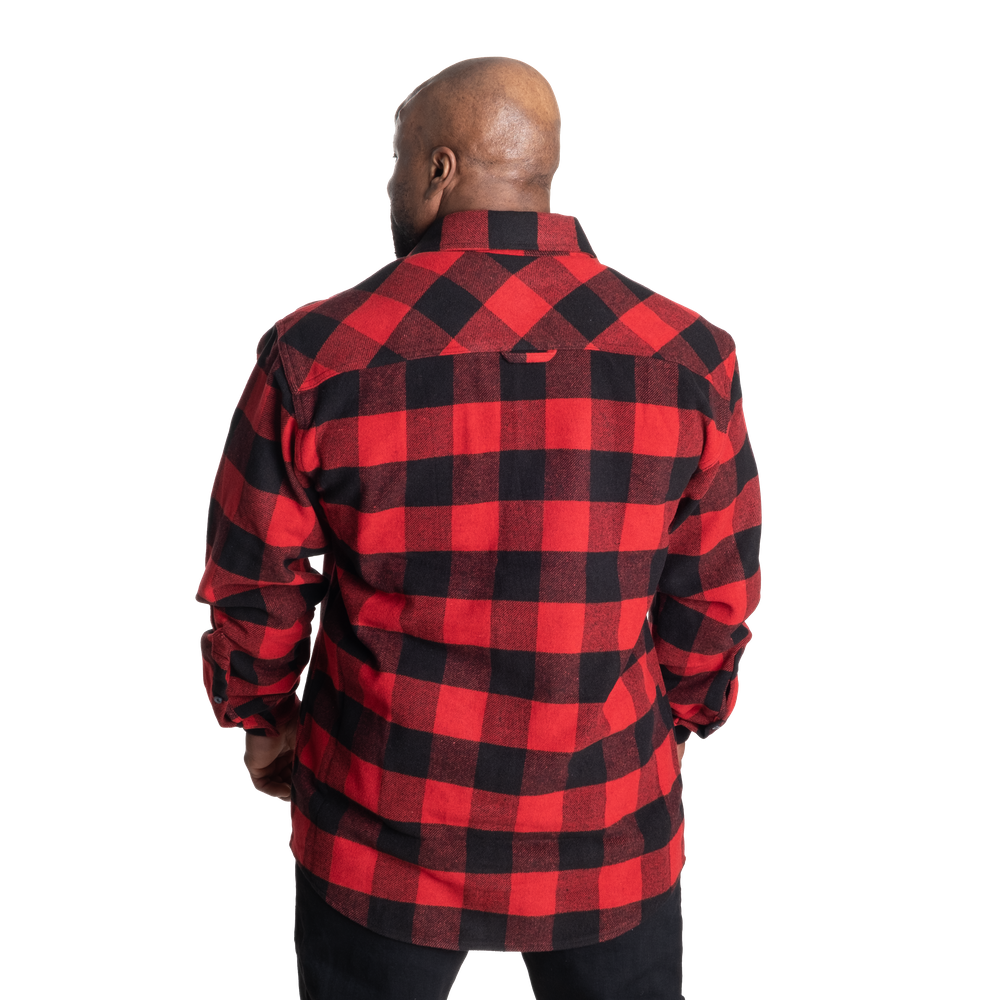 Heavy flannel shirt, Red/Black - MUSL BUDDIES