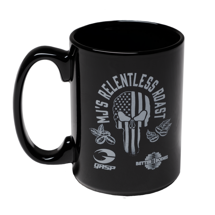 MJ's Relentless Coffee Mug, Black - MUSL BUDDIES