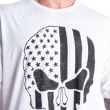 Skull Division Iron Tee, White