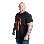 Skull Standard Tee, Black/Flame