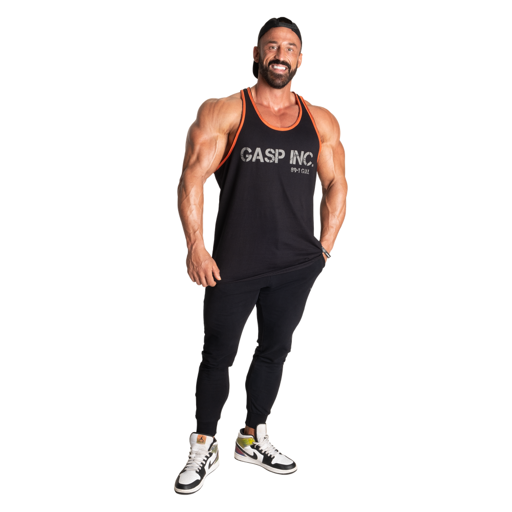 Division jersey tank, Black/Flame - MUSL BUDDIES