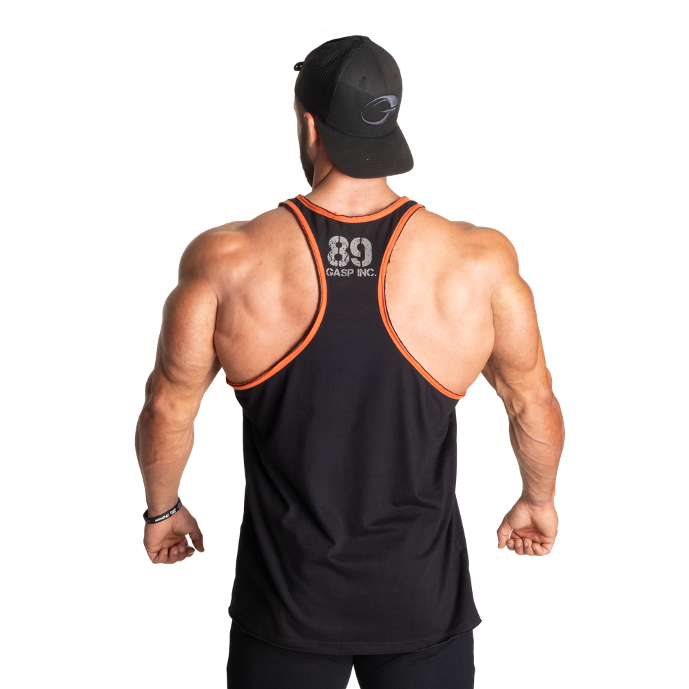 Division jersey tank, Black/Flame - MUSL BUDDIES