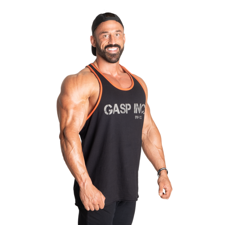 Division jersey tank, Black/Flame - MUSL BUDDIES