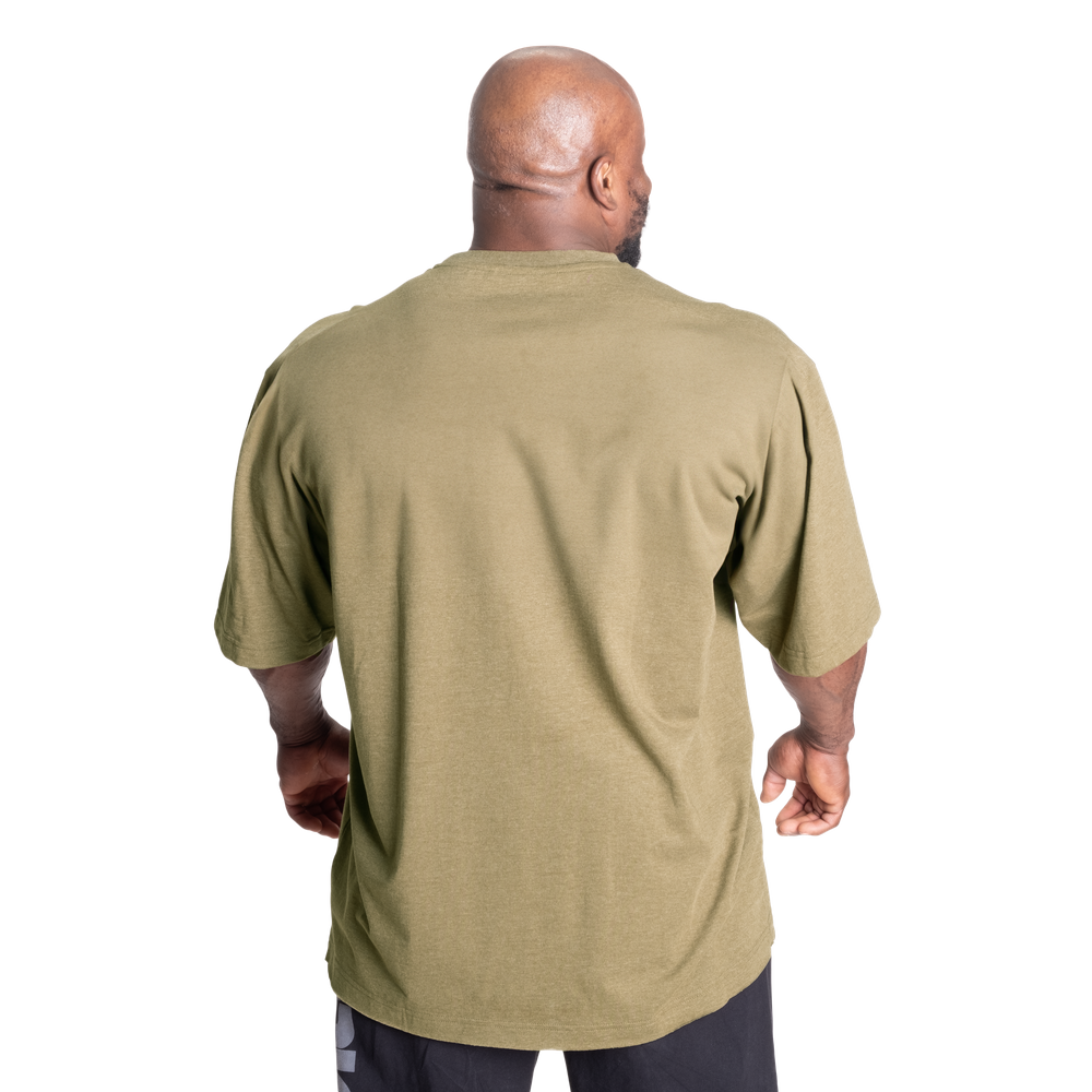 Classic Iron Tee, Army Green Melange - MUSL BUDDIES
