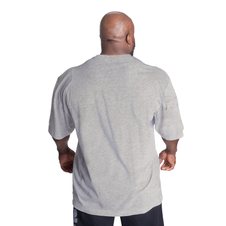 Classic Iron Tee, Light Grey Melange - MUSL BUDDIES