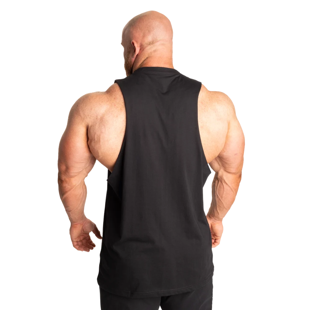 Relentless Cut Out Tank, Black/White
