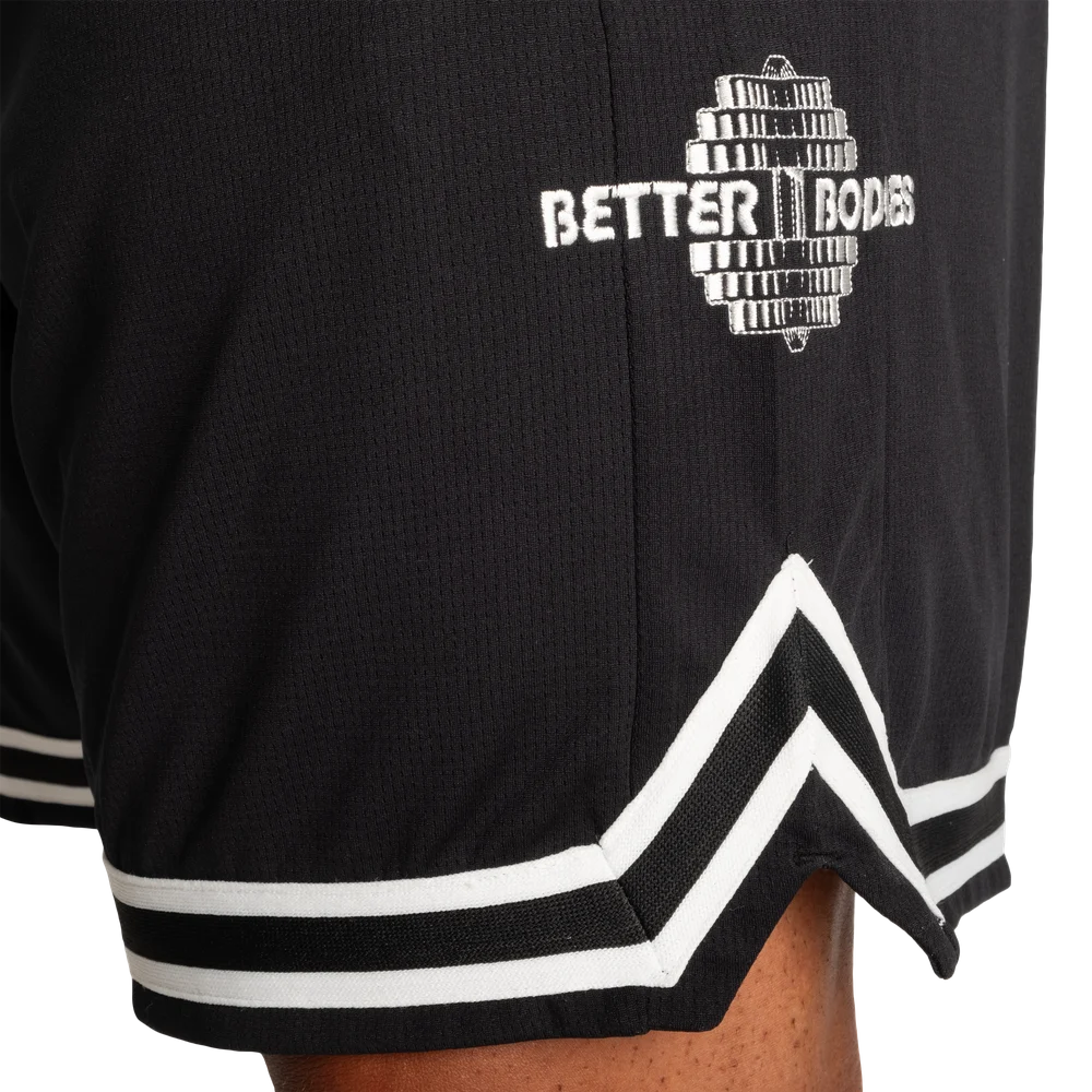 Basketball Shorts 6", Black/White