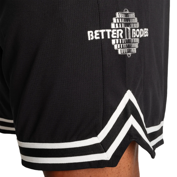 Basketball Shorts 6", Black/White