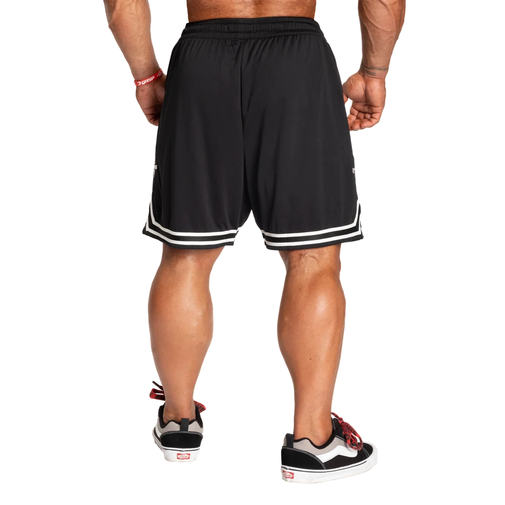 Basketball Shorts 6", Black/White