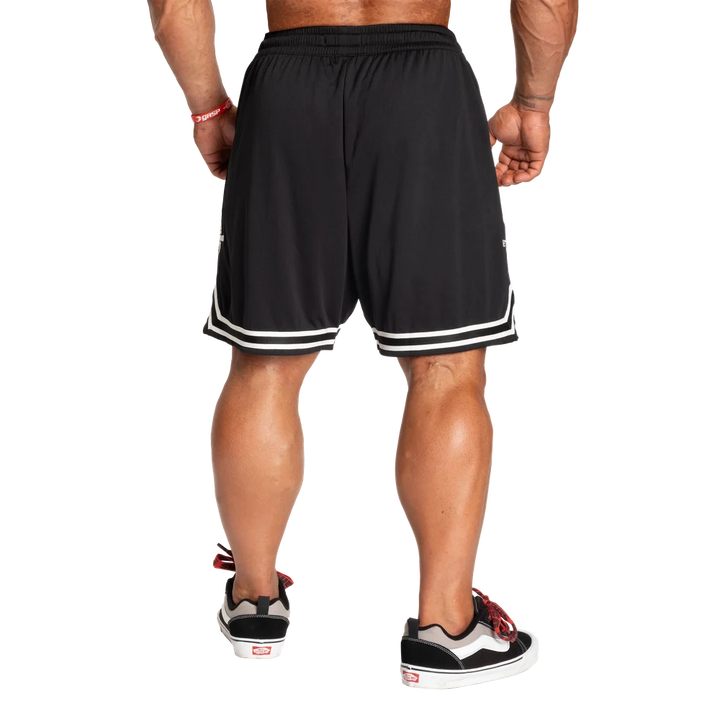Basketball Shorts 6", Black/White