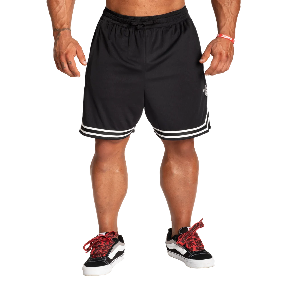 Basketball Shorts 6", Black/White