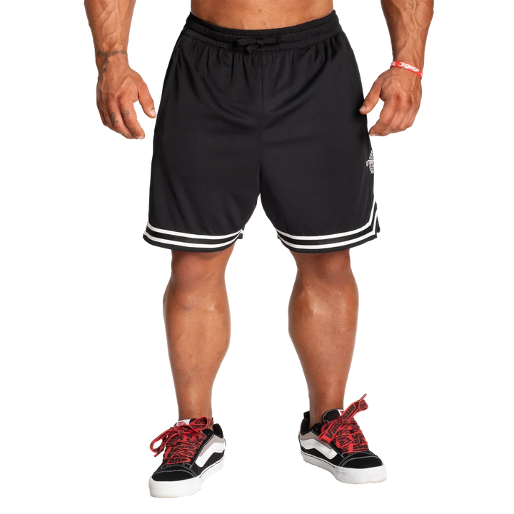 Basketball Shorts 6", Black/White