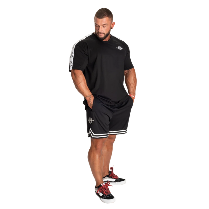 Basketball Shorts 6", Black/White