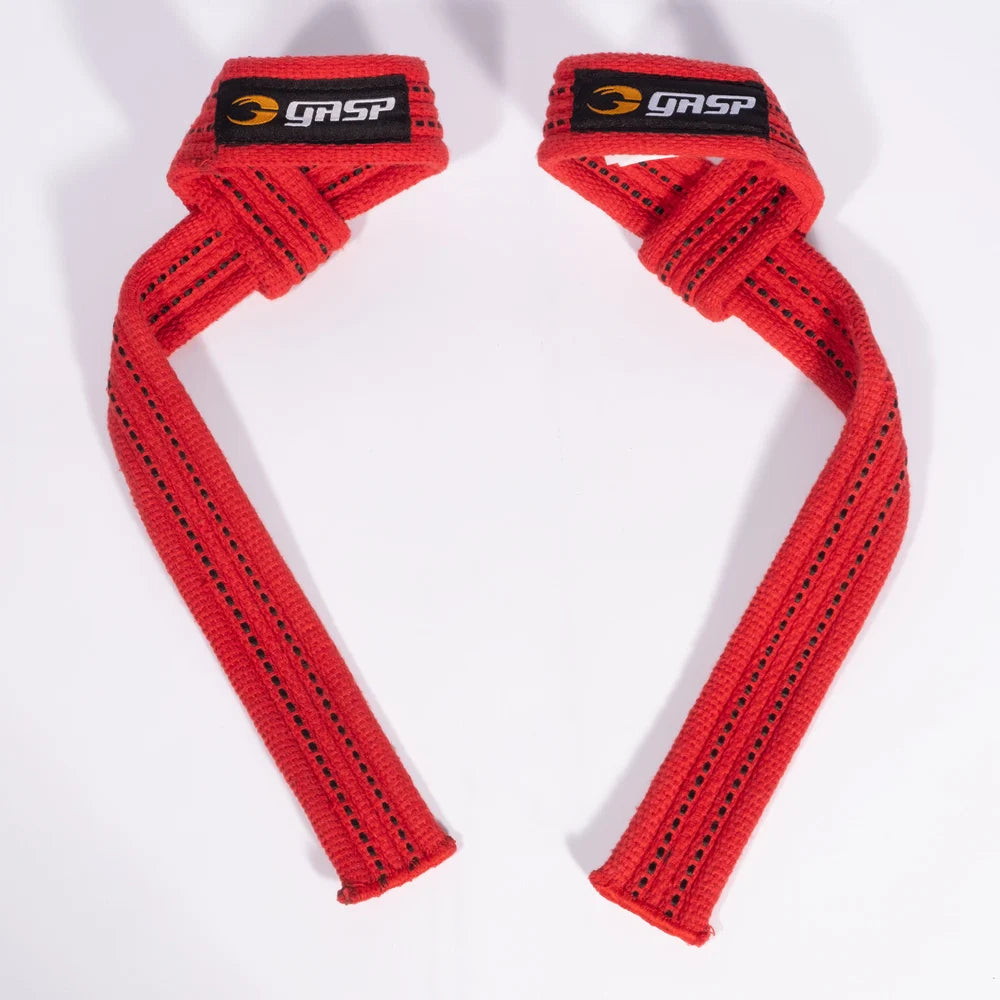 GASP Lifting straps, Red/Black