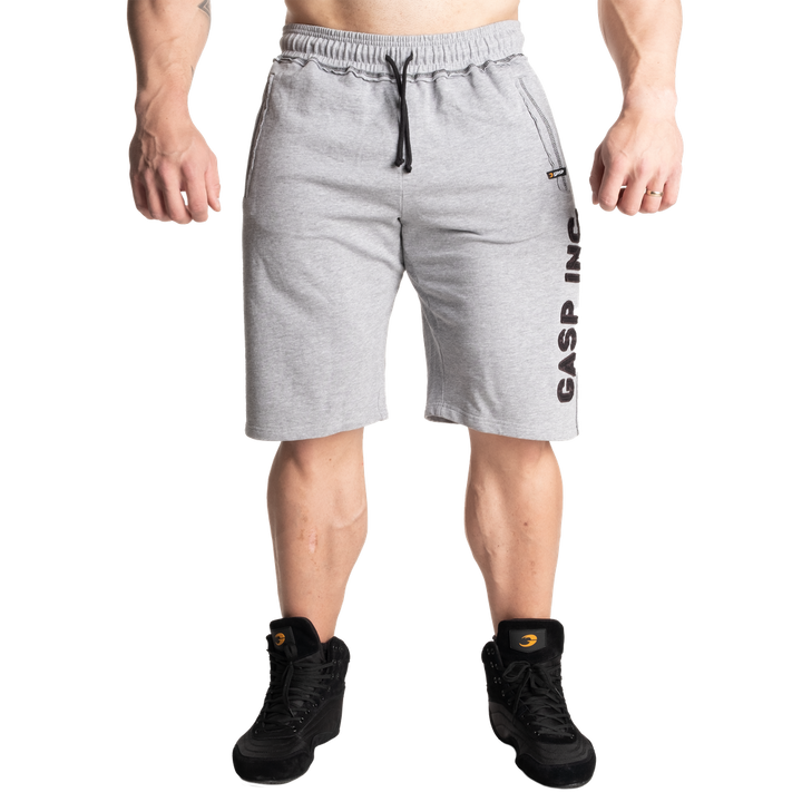 Division Sweatshorts, Light Grey Melange - MUSL BUDDIES