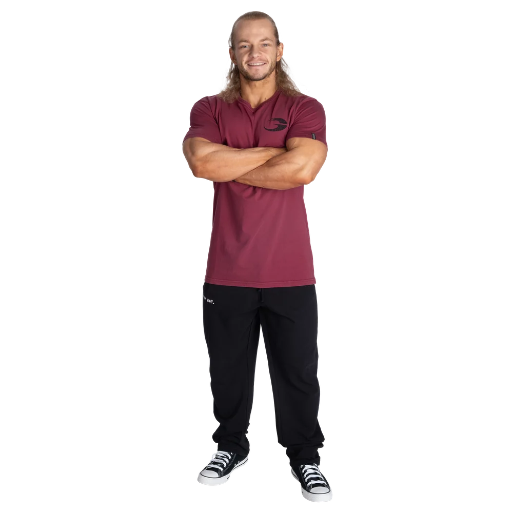 HTK Standard Tee, Washed Maroon