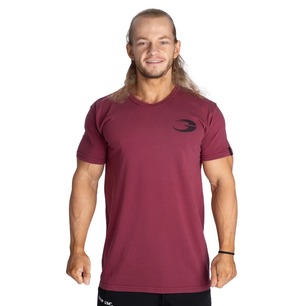 HTK Standard Tee, Washed Maroon