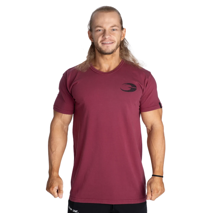 HTK Standard Tee, Washed Maroon