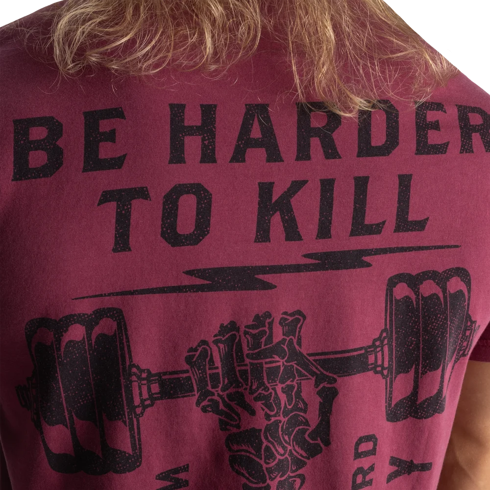 HTK Standard Tee, Washed Maroon