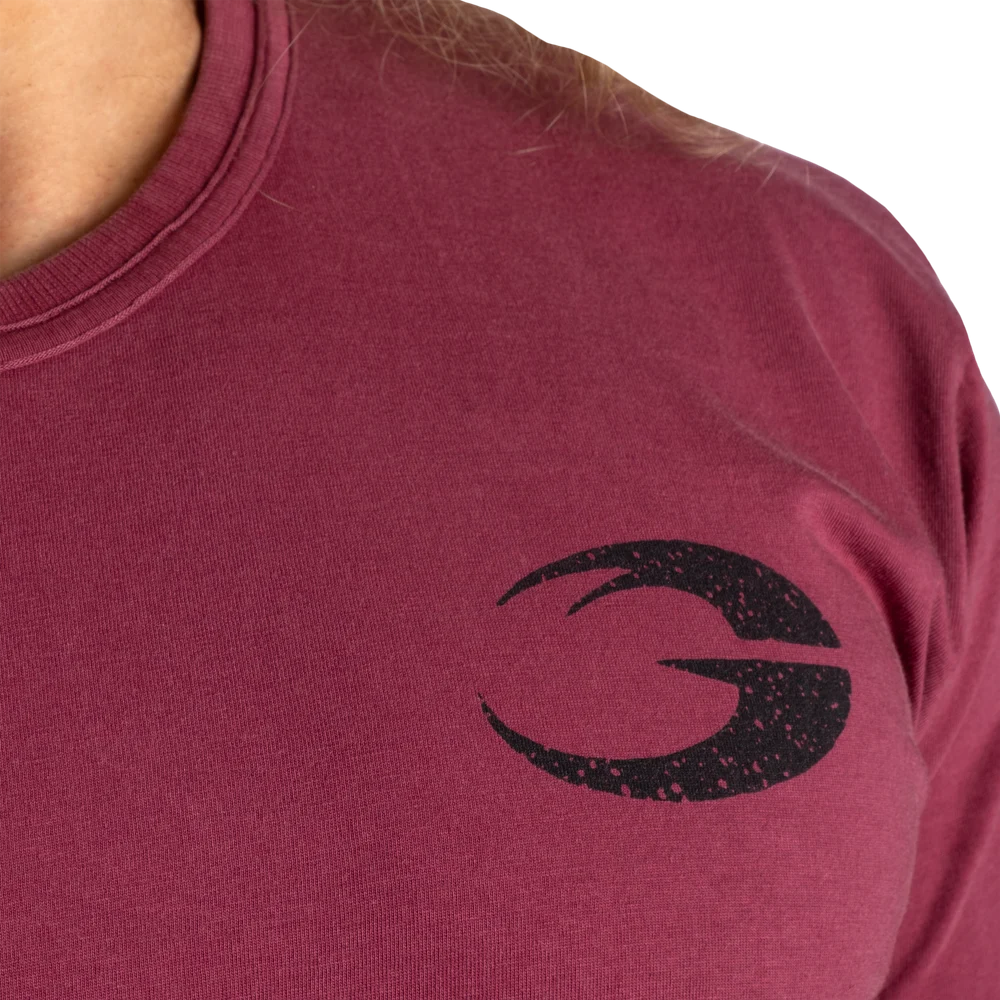 HTK Standard Tee, Washed Maroon