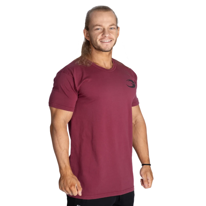 HTK Standard Tee, Washed Maroon