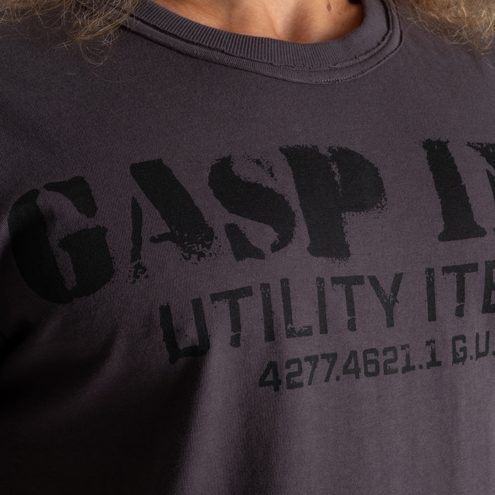 Gasp Inc Street Tee, Washed Iron