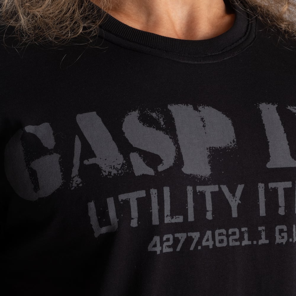 Gasp Inc Street Tee, Washed Black