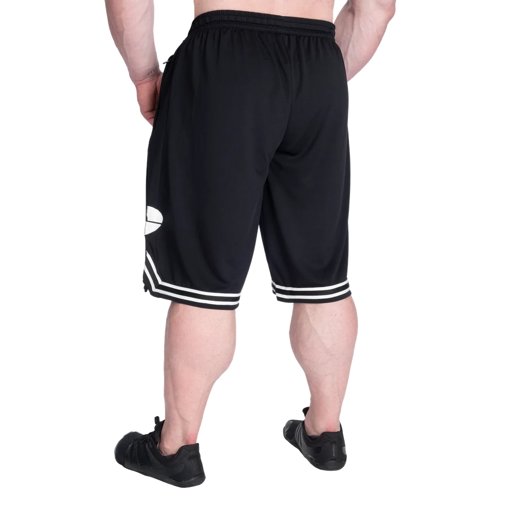 Basketball Iron Shorts 11.5”,  Black/White
