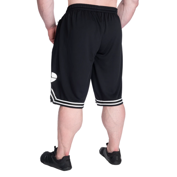 Basketball Iron Shorts 11.5”,  Black/White