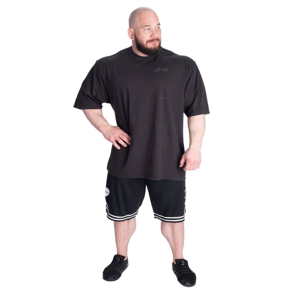 Basketball Iron Shorts 11.5”,  Black/White