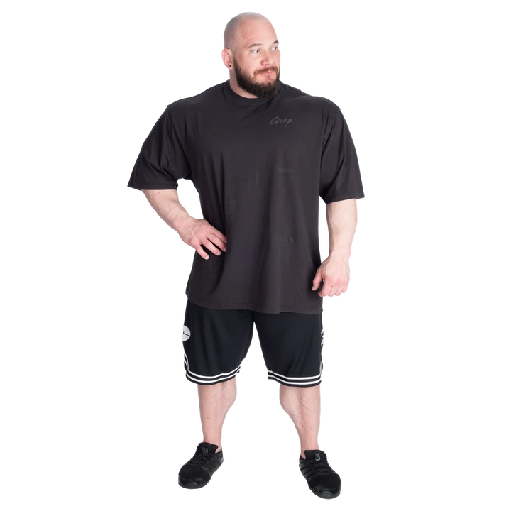 Basketball Iron Shorts 11.5”,  Black/White