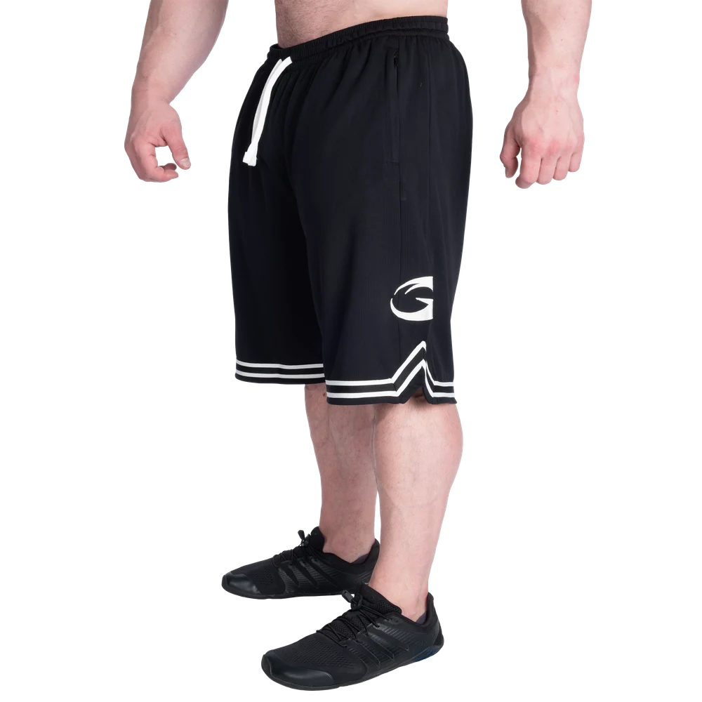 Basketball Iron Shorts 11.5”,  Black/White